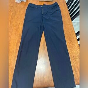 Lululemon Commission Pants Slim Fit Navy Mens Size 28
